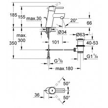 Concetto 32204001 для умывальника Grohe