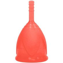 Красная менструальная чаша размера L Тюльпан