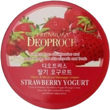 Deoproce Premium Clean and Moisture Massage Cream Strawberry Yogurt 300 г