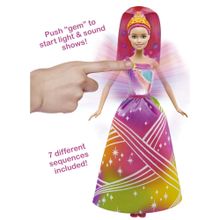 Barbie Радужная принцесса с волшебными волосами