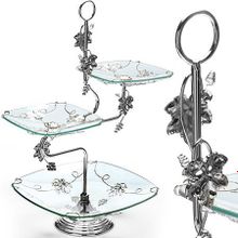 26661 Конфетница 3х ярус 39х29х52см ВАНЕССА LR(х6)