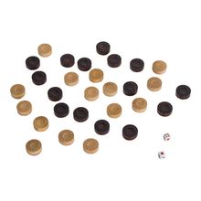 Нарды кожаные "Тайпан" средние