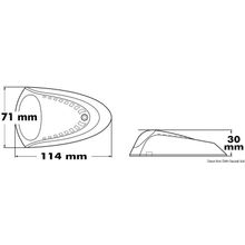 Osculati Носовой огонь ATTWOOD на светодиодах, 13.652.01