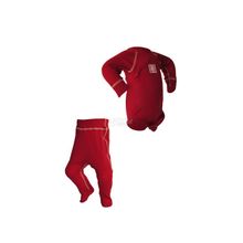Norveg (Норвег) Комплект. Детское боди с длинным рукавом и Ползунки детские, Soft, артикул 4SUB04L-4SUC-012, цвет красный (для девочек)