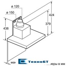 Каминная вытяжка Neff D65BMP5N0