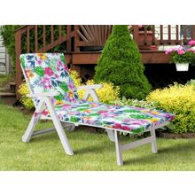 ПМ: Инфотекс Матрас для шезлонга хлопок набивной на завязках