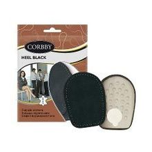 Подпяточники Corbby Hell Black for men, 1 пара, для мужчин, овечья кожа