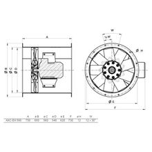 Systemair AXC-EX 560-9 18°-2