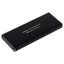 Внешний контейнер для SSD M.2 (NGFF) Orient 3502U3, черный, металл, USB 3.0