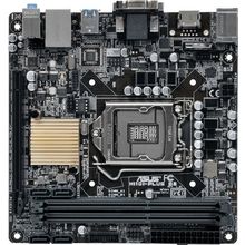 Материнская плата ASUS H110I- PLUS D3 RTL {S1151, H110, DDR3, PCI-E, D-SUB, HDMI, DVI, SATAIII, GBL, USB3.0, ATX}