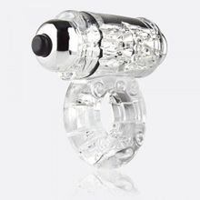 Прозрачное эрекционное виброкольцо OWOW CLEAR (64915)