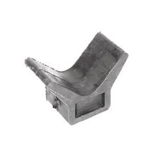 Maritim Упор для форштевня из чёрной резины 100 x 75 мм