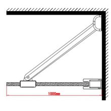 Шторка для ванной Am.Pm Sense (W76G-GB-F100-CT)