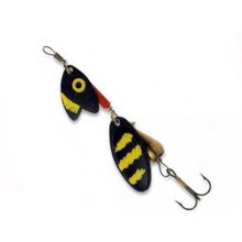 Блесна Tandem Trout №2, Black Yellow-Black Mepps