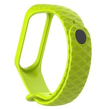 Xiaomi Ремешок для Xiaomi mi Band 3 рифленый lime green