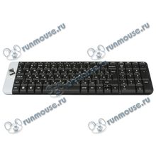 Клавиатура Logitech "k230 Wireless Keyboard" 920-003348, 100+1кн., беспров., черный (USB) (ret) [105168]