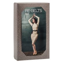 Rebelts Портупея 3-в-1 Elle Black с оборками (S-M-L   черный)