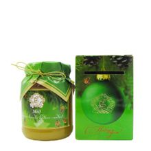 Мёд натуральный стекло 350 гр. в сувенирной коробочке васильковый С новым Годом!