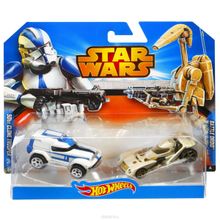 Hot Wheels Солдат-клонов и Боевого Дроида Star Wars