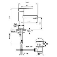 Смеситель Ideal Standard IdealSmart B0461AA для биде