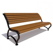 Скамейка уличная «ОДИНЦОВО» (1,2м)