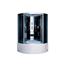 ODA 8321 Душевая кабина 135*135 тонированное зеркальное стекло (белая) - 8321 Душевая кабина 1350*1350*2150 тонированное зеркальное стекло (белая)