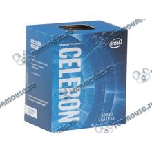 Процессор Intel "Celeron G3930" (2.90ГГц, 2x256КБ+2МБ, EM64T, GPU) Socket1151 (Box) (ret) [139403]