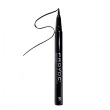 Черная водостойкая подводка-фломастер для глаз #01 Provoc Nib Liquid Eye Liner Little Black Dress