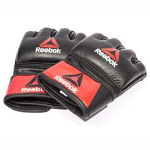 Reebok Профессиональные кожаные перчатки Reebok Combat для MMA, Арт. RSCB-10310RDBK, размер XL