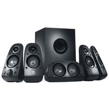 logitech (speaker system 5.1 logitech z-506,  2*8+2*8+16+27w, 45-20000hz, stereo 3d, line in out , black) 980-000431