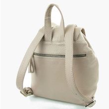 Рюкзак мини бежевый 5206