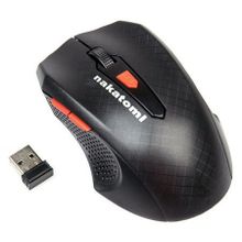 Мышь беспроводная NAKATOMI MRON-07U Black USB