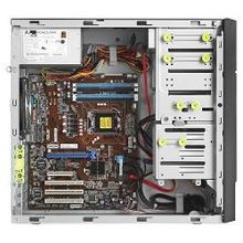 серверная платформа ASUS TS110-E8-PI4, 1 x LGA 1150, iC222, 4 x DDR3 ECC, 4 x SATA 3,5 int fixed, SW RAID 0 1 10 5, 2 x PCI-E, 2 x USB 2.0, 2 x GbLAN, 300W Fixed, Tower