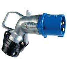 Угловая вилка Hypra - IP 44 - 2К+З - 32 А - металл | код 052772 | Legrand