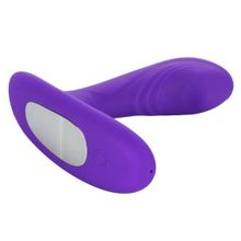 Фиолетовый вибромассажёр простаты Silicone Remote Pinpoint Pleaser (фиолетовый)