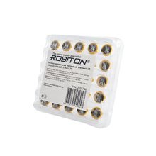 Батарейка Robiton PROFI R-CR2032HA62 CR2032-HA6.2 20.5 3.0В с выводами под пайку BULK25, в упак 25 шт