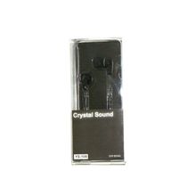 Наушники MP3 MP4 Crystal Sound YS-109 черные