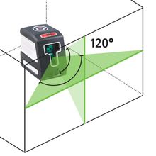 FUBAG Лазерный уровень с зеленым лучом Crystal 10G VH