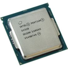 CPU Intel Pentium G4520 3.6 GHz   2core   SVGA HD Graphics 530   0.5+3Mb   51W   8 GT   s LGA1151