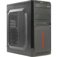 Корпус   Miditower Exegate   AB-221   Black  ATX 500W (24+4пин)