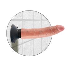 Pipedream Вибромассажер телесного цвета 7  Vibrating Cock - 20 см.