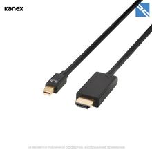 Переходник Kanex mini display port to HDMI 3м кабель для вывода на Тв со звуком  MDPHD10FT