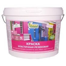 Краска  MasterGood эластичная резиновая, зеленая, 14кг