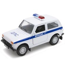 WELLY Welly 42386MC Велли Модель машины 1:34-39 LADA 4x4 МИЛИЦИЯ ДПС 42386PB