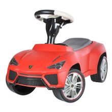 RASTAR-16 Каталка LAMBORGHINI URUS, лицензия, кожаное сиденье, гудок, красный RED