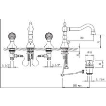 Смеситель для раковины CEZARES ATLANTIS-BLS2 ATLANTIS-BLS2-02-Sw