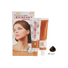 Richenna Крем-краска для волос с хной 4n brown