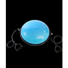 Полусфера STARFIT BOSU GB-502 PRO с эспандерами, с насосом, синий