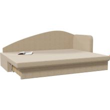 Смарт Кушетка Верди Бежевая рогожка Софа