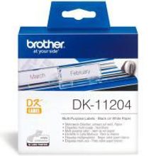 BROTHER DK11204 универсальные наклейки (17 x 54 мм) 400 шт.